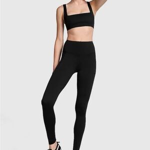 PINK Victoria's Secret Black High-Waist Full Length Legging Compression